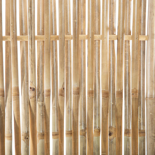 Atmosphera Bamboo Decorative Room Divider made of Bamboo with 3 Panels 135x170cm