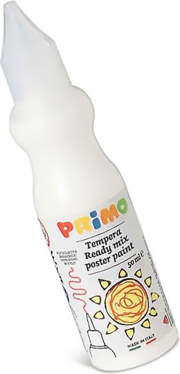 Primo Ready Mix Τέμπερα Ζωγραφικής Λευκή σε Μπουκάλι 50ml