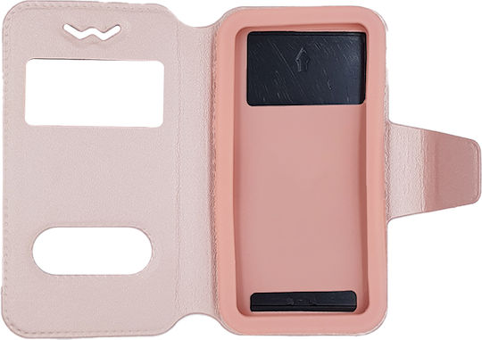 Universal S-View Buchhülle bis 3.8" Rose Gold