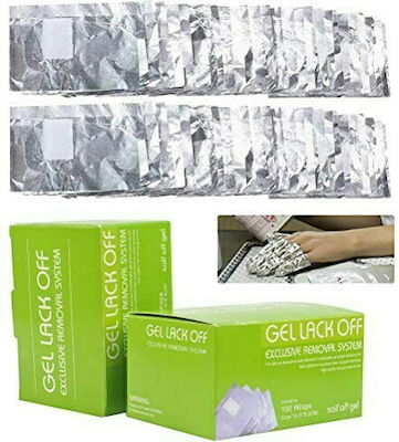 Nail Consumables Aluminum Foil with Cellulose for Semi-Permanent Removal 5667