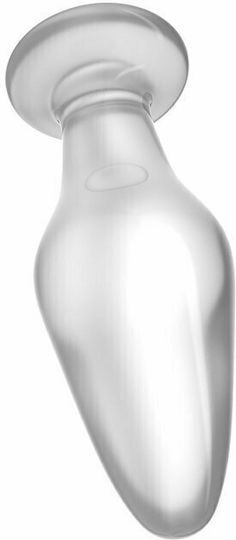 Lovetoy Glass Romance Anal Plug Transparent 12cm