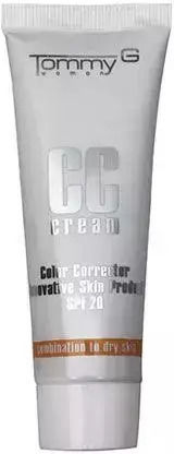 TommyG CC Cream Face Day with SPF20 for Combination Skin 35ml