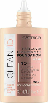 Catrice Cosmetics ID High Cover Luminous Matt Machiaj lichid 004 Migdale ușoare 30ml