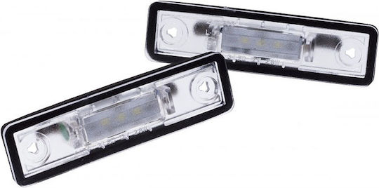 Einparts LED Светлини За Регистрационната Табела Opel Astra / Kombo / Omega / Vectra / Zafira 2 Бройки