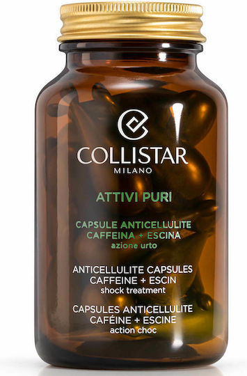 Collistar Anticellulite Kapseln Koffein & Escin Öl für Abnehmen, Cellulite & Wasserretention