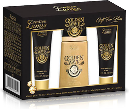 Creation Lamis Golden Wave Set pentru bărbați 3buc