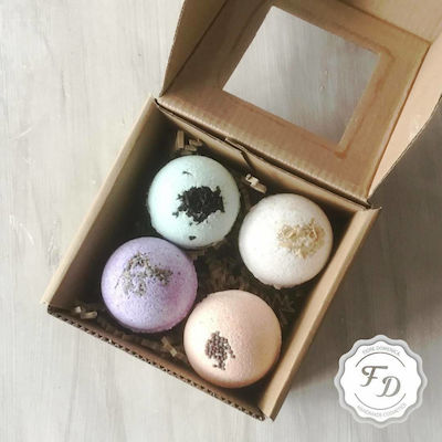 Πακέτο bath bomb Fiore Domenica, 4 Bath Bomb