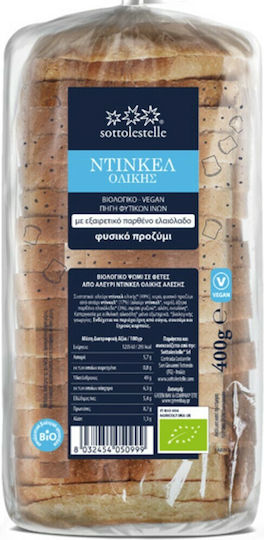 Sottolestelle Toast Bread Dinkel Whole in Slices 400gr