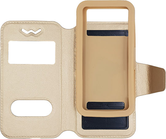 S-View Buchhülle bis 3.3" Gold