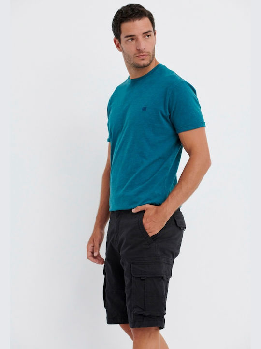Men's Cargo Monochrome Shorts Black