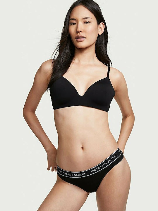 Victoria's Secret Damen Slip Schwarz