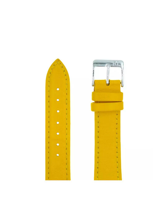 Swatch Δερμάτινο Λουράκι Κίτρινο 16mm