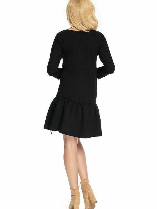 PeeKaBoo Mini Dress Black