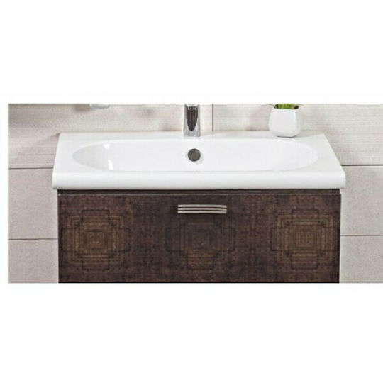 Adamidis Master 72 Шкаф със Мивка Д70xШ42xВ48см CL3 White Mali