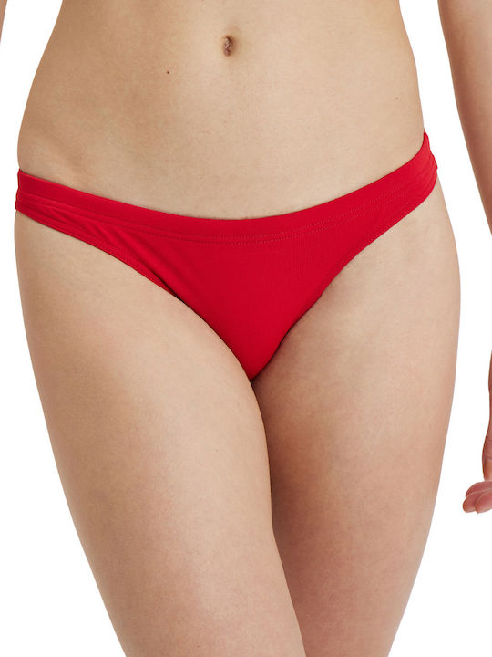 Arena Solid Bikini Slip Red