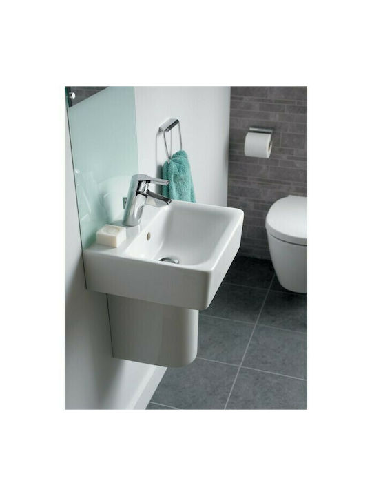 Ideal Standard Connect Cube Wall Mounted Wall-mounted Sink Porcelain 60x40x17.5cm White