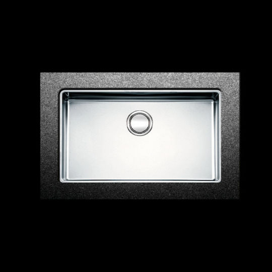 Apell Linear Plus FEM71 FEM71-110 Undermount Sink Inox Satin W75xD44cm Silver
