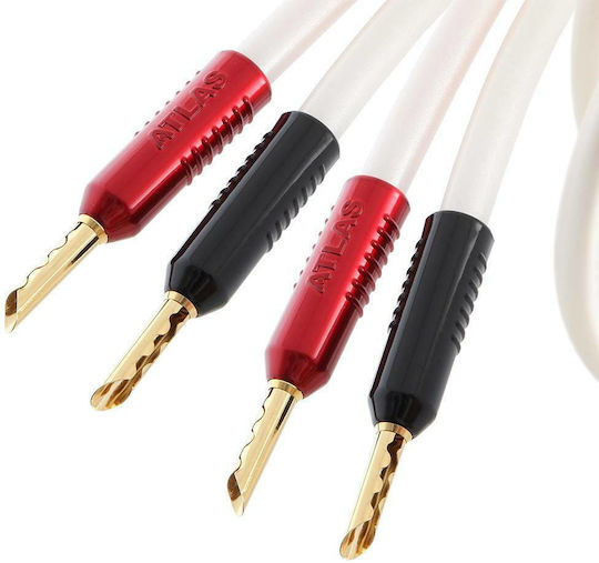 Atlas Cables Καλώδιο Ηχείου Banana - Banana 3m (Equator Achromatic)