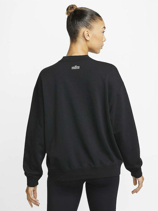 Dri-FIT Get Fit Дълго Дамско Суитшърт Френски Тери Черен