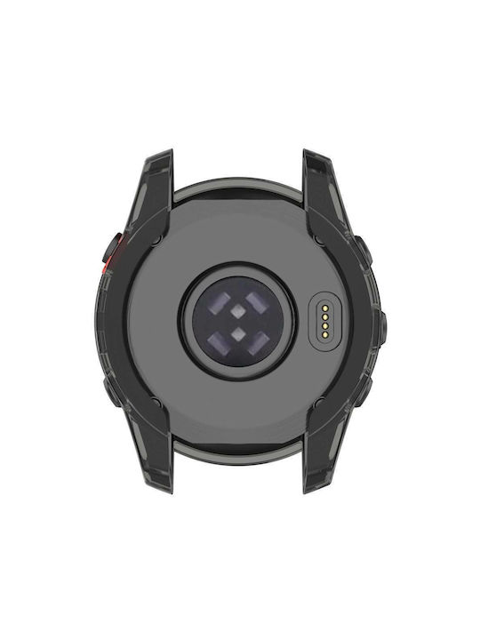 Tech-Protect Defense Θήκη Σιλικόνης σε Μαύρο χρώμα για το Garmin Fenix 7S