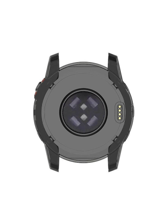 Tech-Protect Defense Carcasă de Silicon în culoarea Negru pentru Garmin Fenix 7