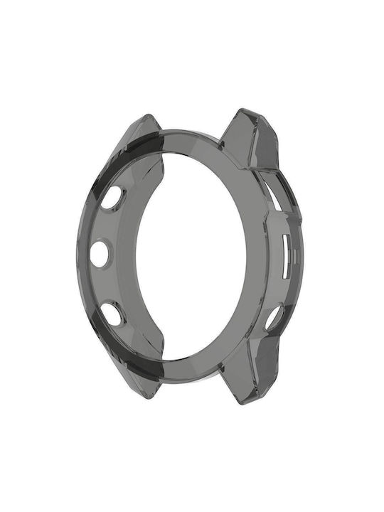 Tech-Protect Defense Carcasă de Silicon în culoarea Negru pentru Garmin Fenix 7