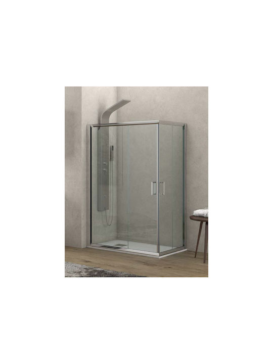 Karag New Flora 100 Cabin for Shower with Sliding Door 100x120x180cm Clear Glass