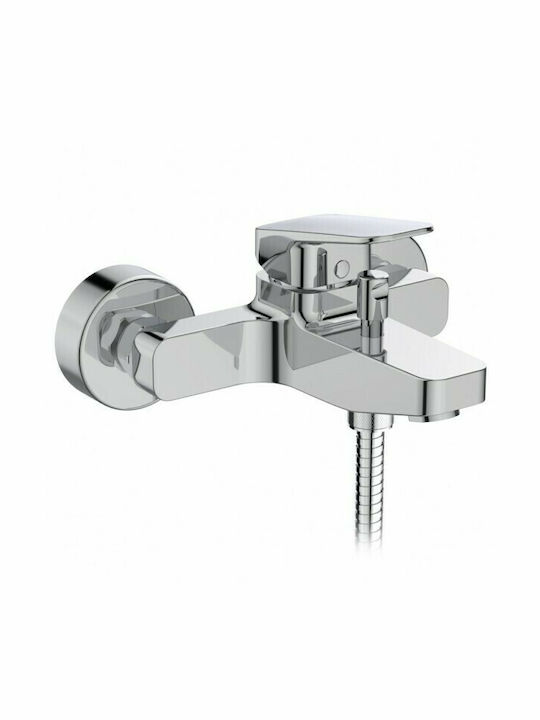 Ideal Standard Ceraplan Αναμεικτική Μπαταρία Μπανιέρας Πλήρες Σετ Ασημί