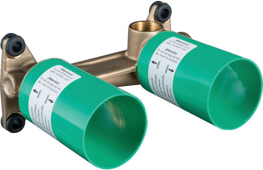 Hansgrohe Logis Комплект смесител и чучур за вграждане за Лавабо 1 Изход Сребрист