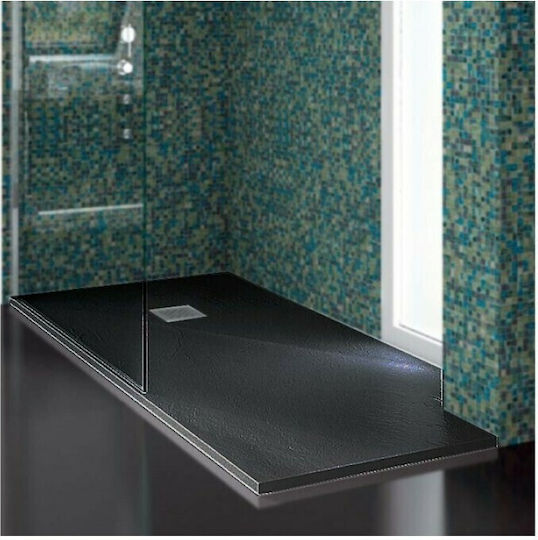 Karag Rectangular Artificial Stone Shower Ardesia Pietra 70x90x2.5cm
