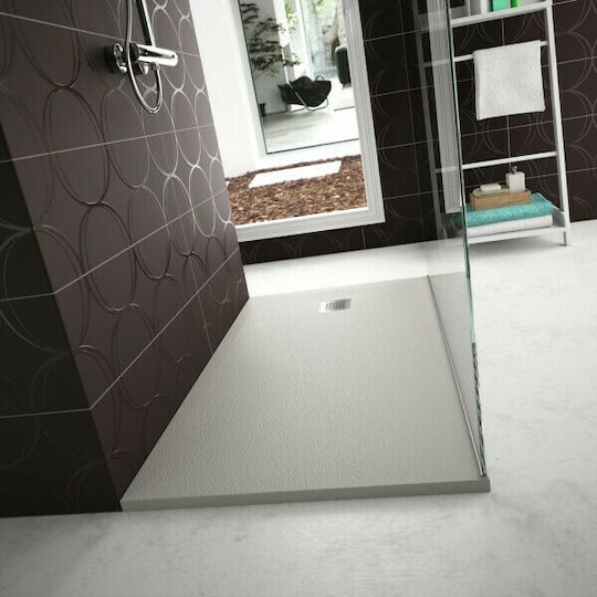 Ideal Standard Square Artificial Stone Shower White Ultra Flat S 80x80x3cm