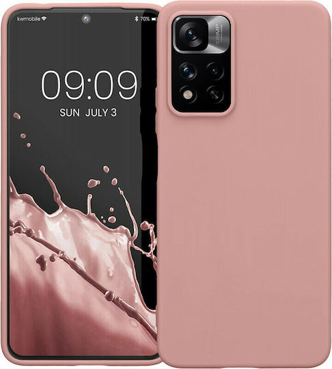 KWmobile Back Cover Silicone Winter Rose (Redmi Note 11 Pro+ 5G)