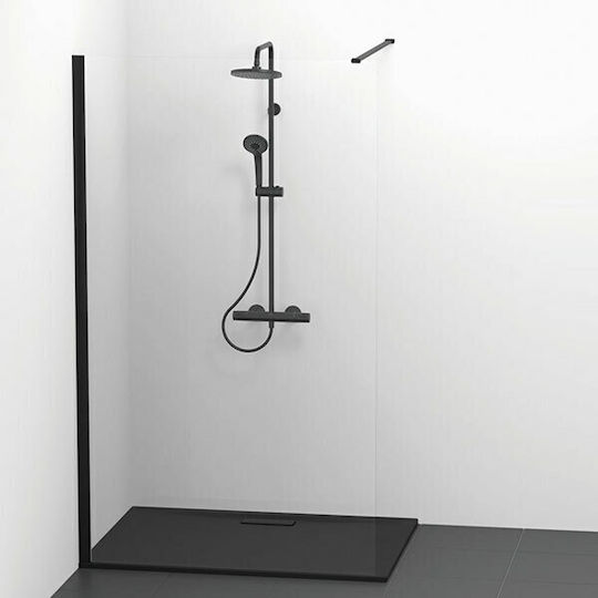 Ideal Standard Ultra Flat New Правоъгълена Акрил душ 120x90см Silk Black