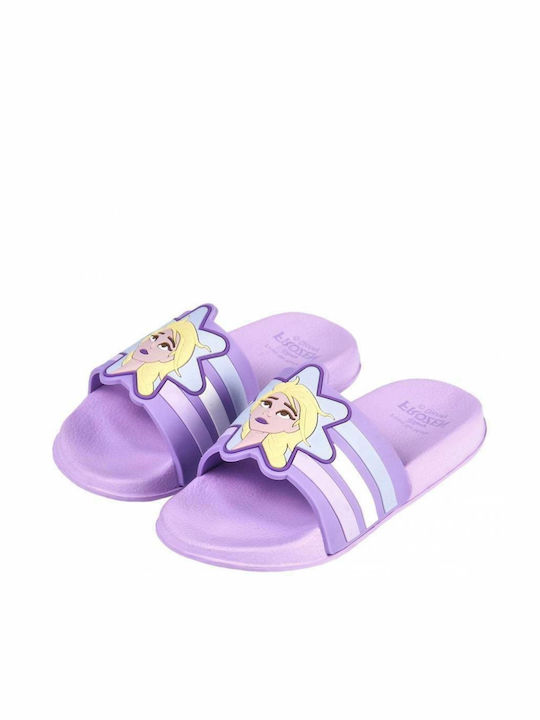 Disney Kids' Slides Frozen Lilac