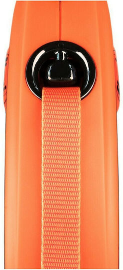 Flexi Foldable Dog Leash/Lead Strap Xtreme FXTRM3 in Orange color 5m up to 60kg