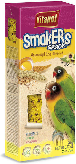 Vitapol Smakers Food Sticks for Budgerigars Egg 2pcs 80gr