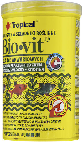 Trixie Bio-Vit Tropical Fish Food Flakes with Spirulina 200gr