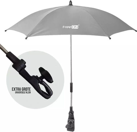 FreeOn Umbrelă Pentru Cărucior Gri Deschis