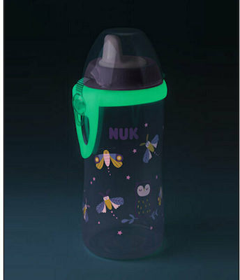 Nuk Kiddy Cup Night Educational Sippy Cup Plastic Pink for 12m+m+ 300ml