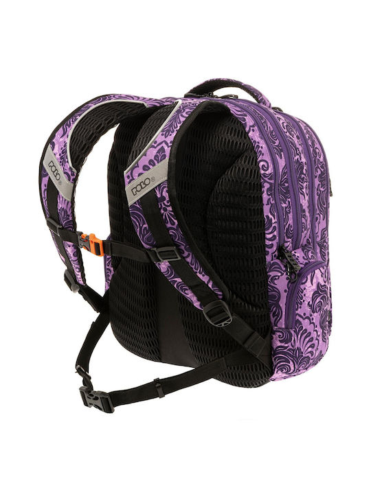 Polo Widen School Bag Backpack Elementary, Elementary in Purple color