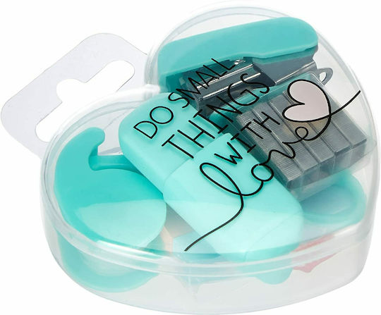 Legami Milano Mini Heart Desk Set 6 Pieces