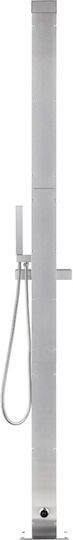 vidaXL Pool Shower with Length 62cm Silver