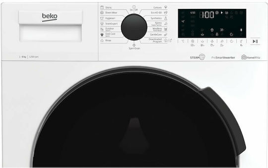 Beko WUE8626XBWS Πλυντήριο Ρούχων 8kg 1200 Στροφών 7001440072