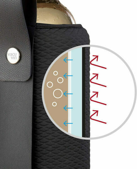 Vacu Vin Flexible Artico Wine Cooler Παγοκύστη Μαύρη 38864606