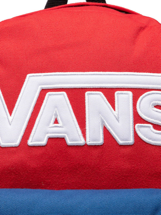 Vans Blred Σχολική Τσάντα Πλάτης Γυμνασίου - Λυκείου σε Κόκκινο χρώμα