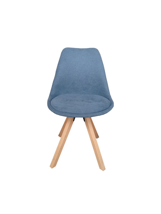 Pop Dining Room Velvet Chair Petrol Open 55x49x84.5cm