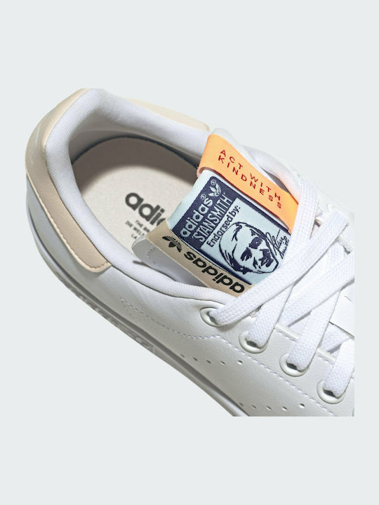 Stan Smith Damen Sneakers Cloud White / Bliss Orange / Almost Blue