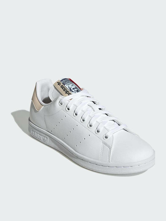 Stan Smith Damen Sneakers Cloud White / Bliss Orange / Almost Blue