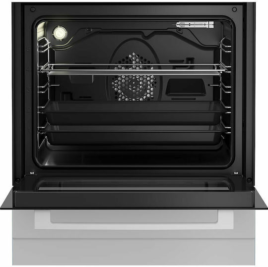 Beko Herd 72Es mit Emailkochfeldern B60cm. White