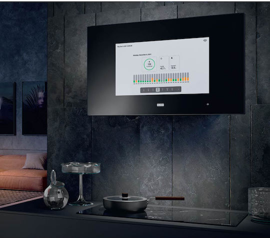 Franke AQ Sense Απορροφητήρας Καμινάδα 80cm Μαύρος